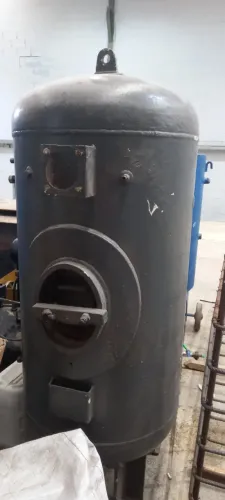 Kit de 2 Máquinas de Jato de Areia Externa Pressão e Tanques Pulmão de Ar Comprimido