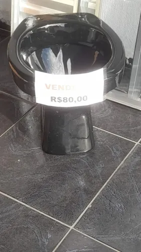 Vaso Sanitário Preto Marca Deca