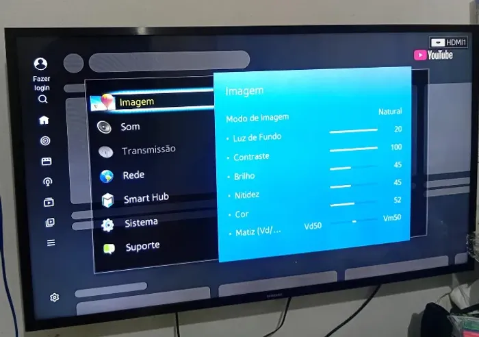 TV samsung 35 polegadas