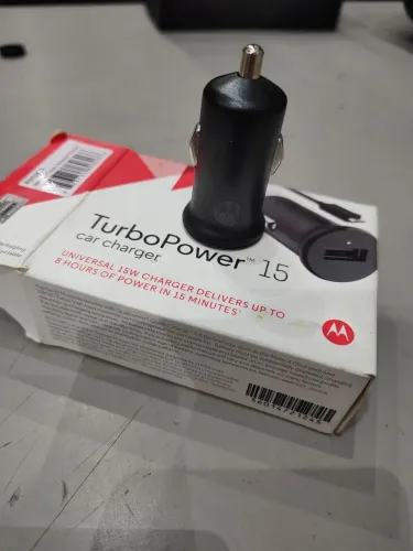 Carregador veicular Motorola 15w