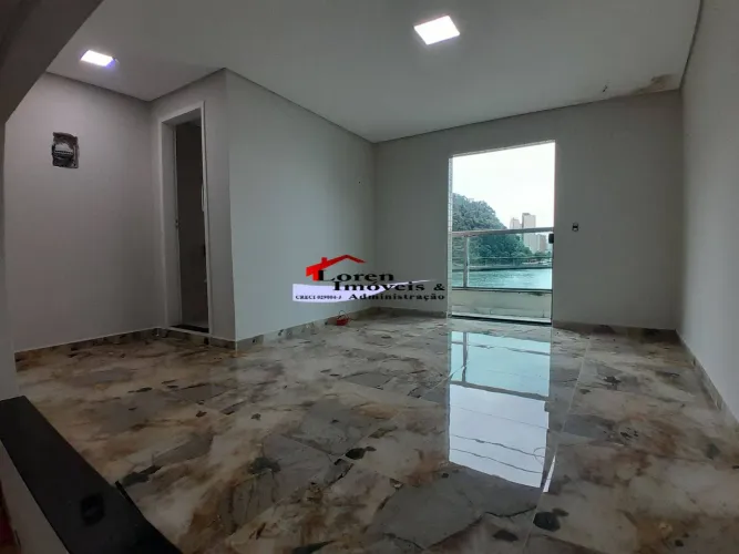 Sala living com vista mar Parque Prainha SV!