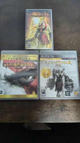 Lote de jogos god of war