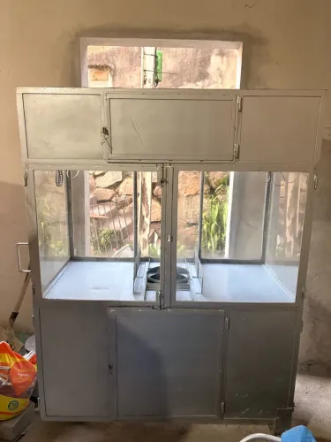 Carrinho de Pipoca em Inox Semi-novo - Usado apenas 1 Vez!