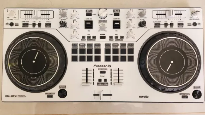 Controladora Pioneer Ddj Rev1 Skin Branca (Cdj Mesa DJ)