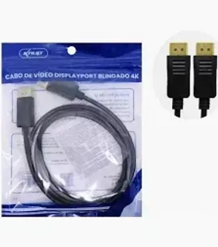 Cabo Displayport Dp-dp 4k 1.5m Preto Kp-yp5006 - Knup