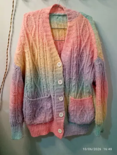 Cardigan colorido