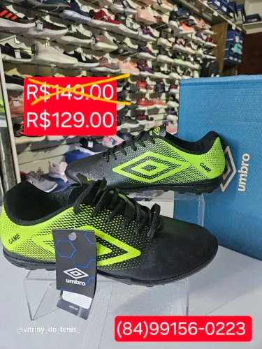 PROMOÇÃO CHUTEIRA SOCIETY UMBRO-ORIGINAL 