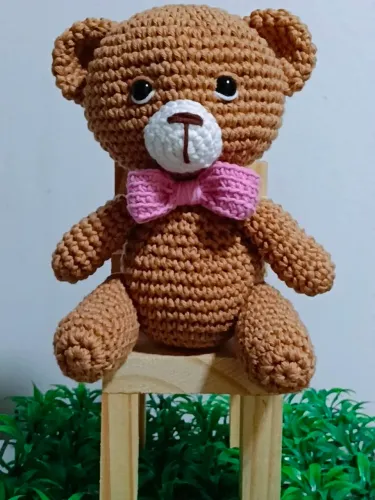 Ursinho amigurumi só seu