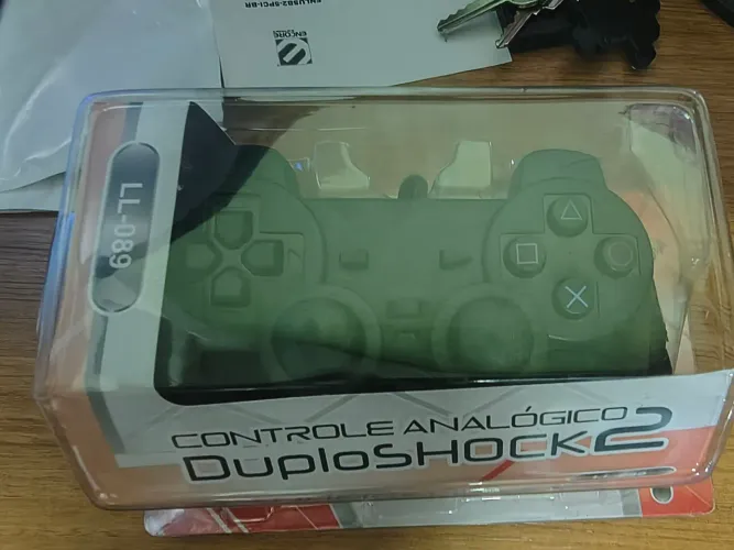 Controle Analógico PS2 Linksky DuploShock 2 (LL-089) - Novo / Lacrado