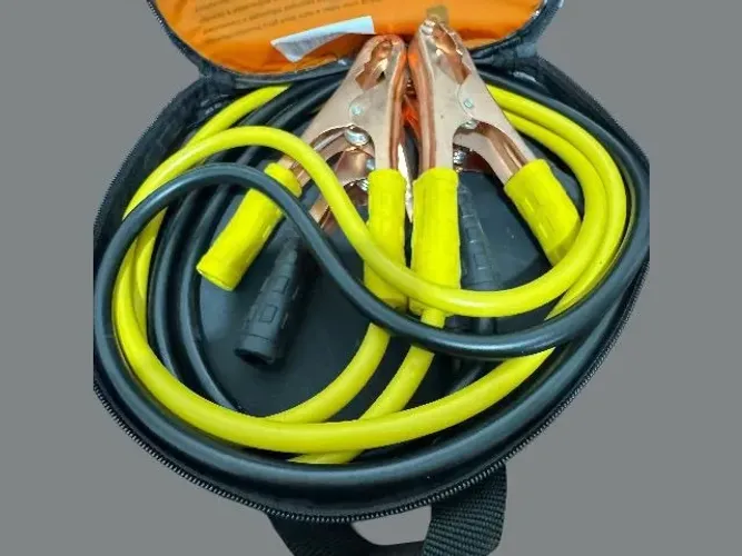 Cabo Auxiliar de Partida 800AMP p/ Bateria com Bolsa de Transporte - Pronta Entrega