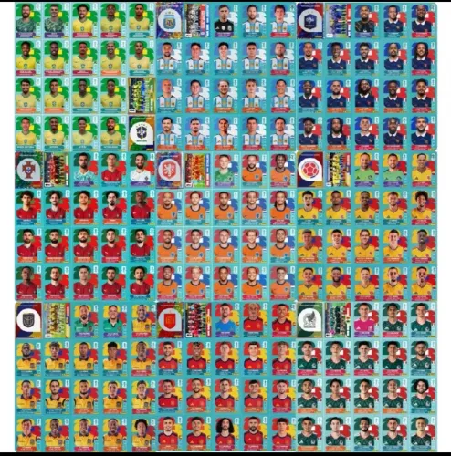 Vendo links de figurinhas da copa