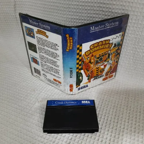 JOGO MASTER SYSTEM CRASH DUMMES CAIXA ORIGINAL