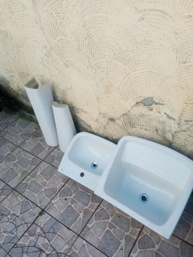 Pia e tanque de Cerâmica 