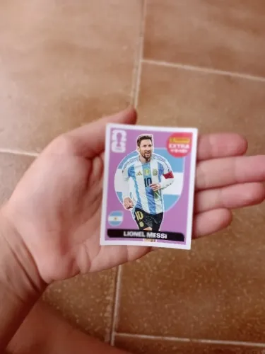 Figurinha da copa mundo do Lionel Messi