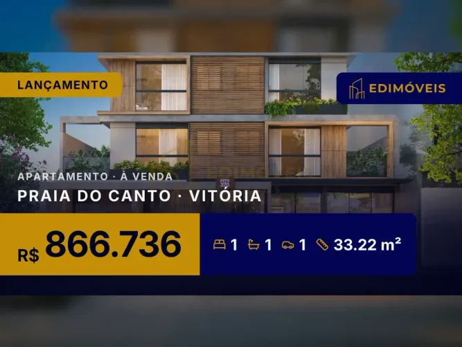 Apartamento 1 Quarto na Praia do Canto | Ideal para Morar e Investir