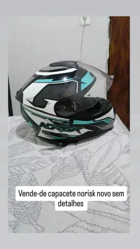 Capacete norisk novo sem detalhes