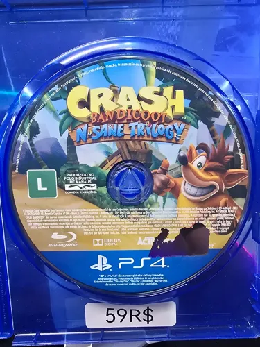 CRASH BANDICOOT N SANE TRILOGY PS4