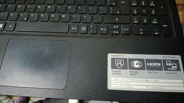 Teclado e bateria notebook Acer es15