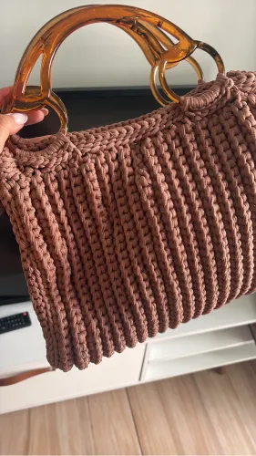 Bolsa de Praia Crochê 