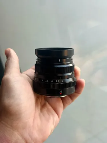 Lente Fujifilm 35mm f2 XF (impecável)