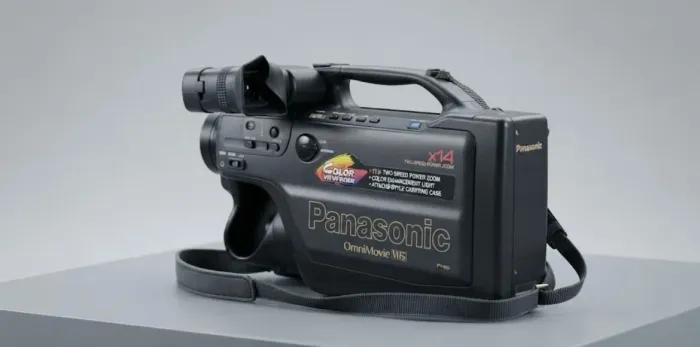 FILMADORA PANASONIC OMNIMOVIE VHS PV-950 - VINTAGE + MALETA