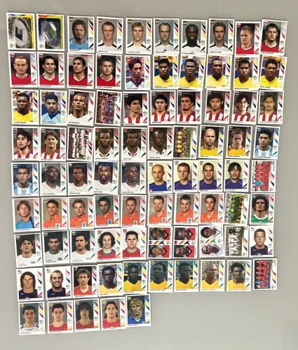 85 figurinhas diferentes copa 2006