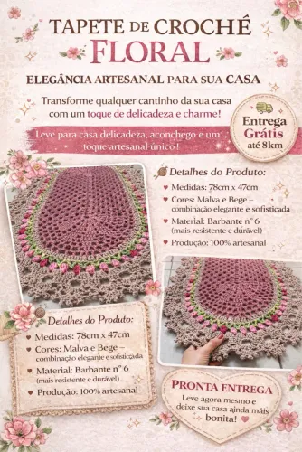 Tapete de Crochê
