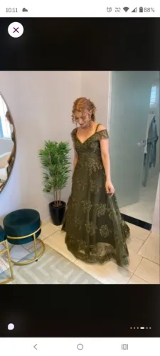 Vestido de festa longa