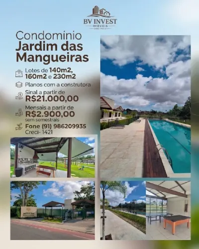 Lotes prontos para construir Condomínio completo