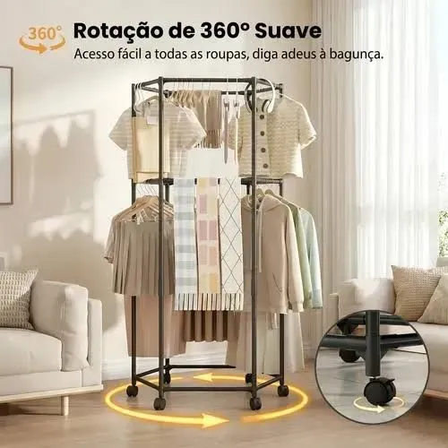 ARARA VARAL HEXAGONAL DE CHÃO