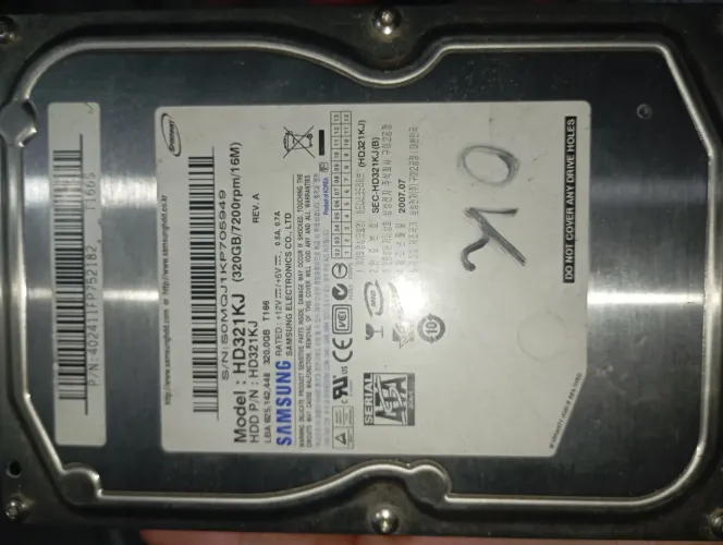 HD 320GB SATA para PC/DVR/PS3