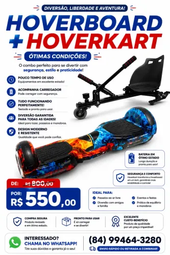 HOVERBOARD + HOVERKART