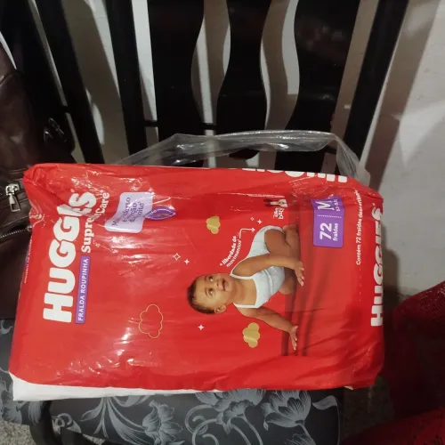 Fralda descartável Huggies M