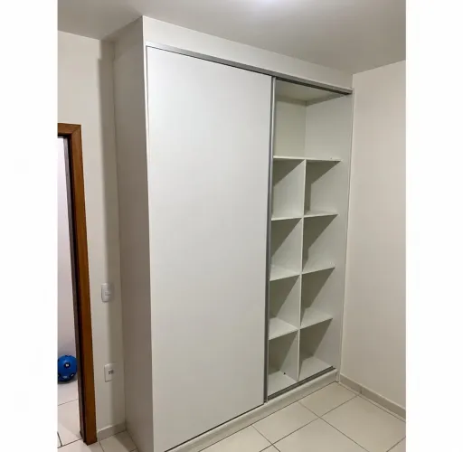 Roupeiro com duas Portas de correr em 100%MDF