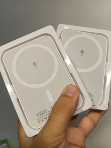 Carregador Portátil Indução 10.000mAh iPhone Powerbank Bateria