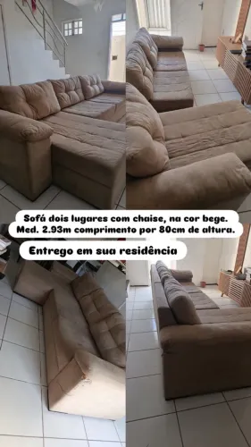 Sofá de 2 lugares com Chaise