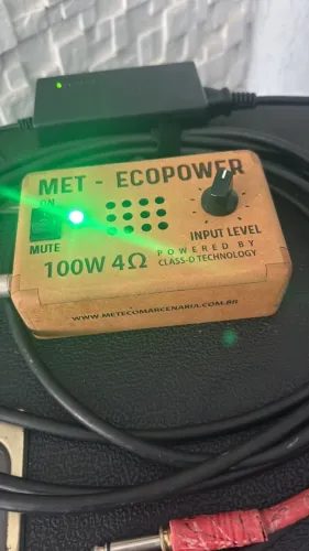 Power Amp De 100w Ecopower P/ Qq Gabinete E Qq Instrumento