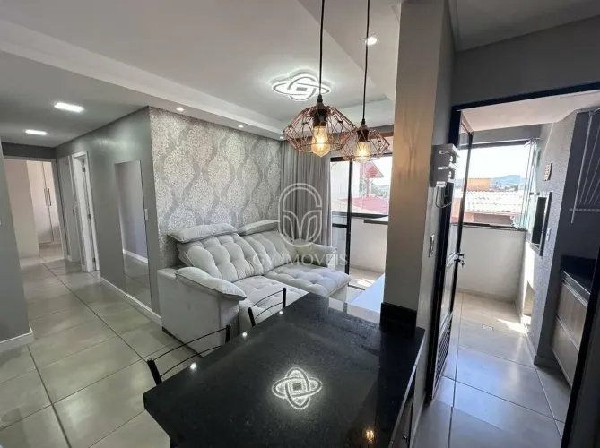Apartamento semimobiliado à venda, 2 quartos, 1 vaga de garagem, bairro São Vicente, Itaja