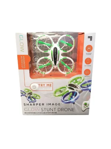 Drone Sharper Image Glow Stunt ORIGINAL Lacrado LED 360°