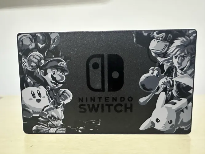 Nintendo Switch Dock Smash Bros ( Raro ) Importado JAPÃO ( Limitado ) 