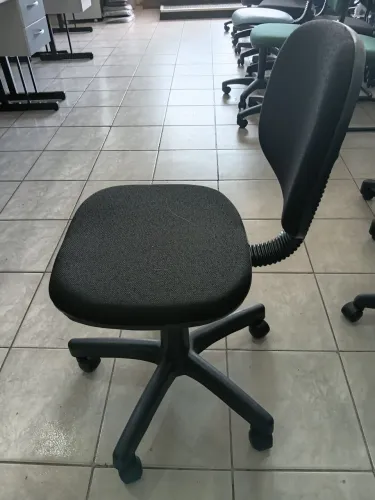 Cadeiras secretária sem braço de tecido