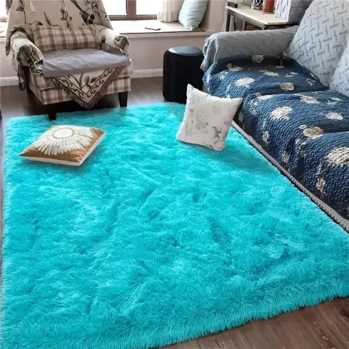 Tapete Azul Turquesa - Sala Quarto 2,00x1,50