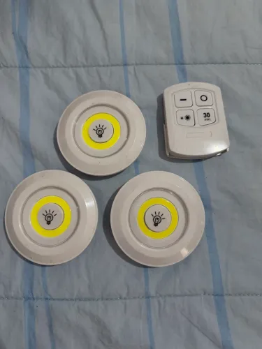 Luz de led a pilha