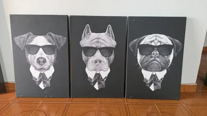 Quadros decorativos no tamanho 40x 60