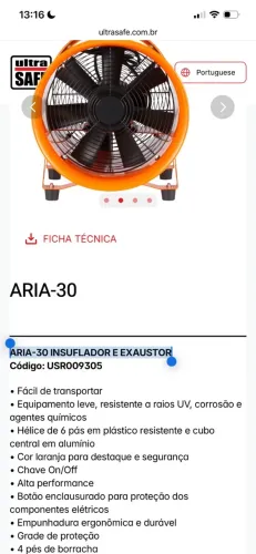 isuflador e exaustor *22