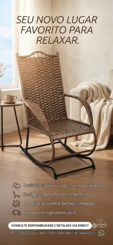 Cadeira de balanço.  4 molas promoção!!!