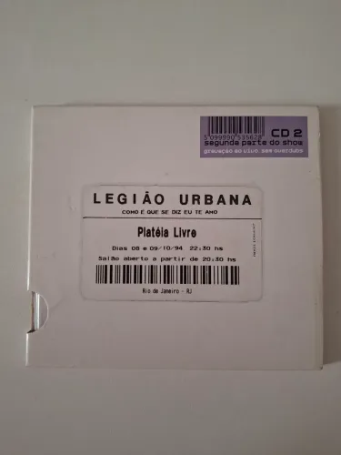 Cd Legião Urbana Plateia Livre