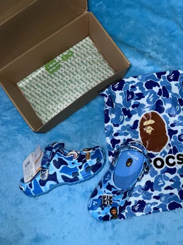Crocs X bape