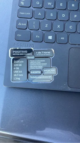 Notebook Positivo Motion Gray Funcionando Perfeitamente Com Carregador