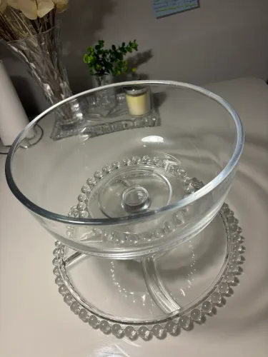 Boleira Petisqueira 5 em 1 de Vidro - Elegante e Multifuncional